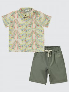 Light Khaki Boys-Set