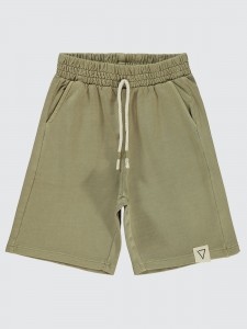 Stone Color Boys-Capri Pants