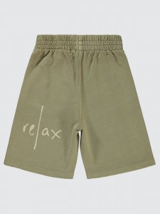 Stone Color Boys-Capri Pants