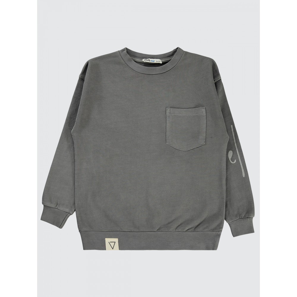 Anthracite Boys-Sweatshirt Anthracite Boys-Sweatshirt