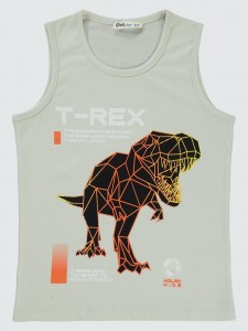 Gray Boys-T-Shirt