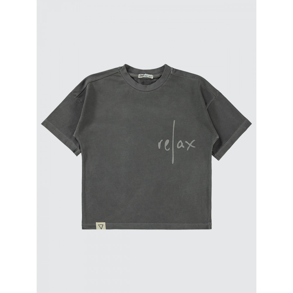 Anthracite Boys-T-Shirt Anthracite Boys-T-Shirt