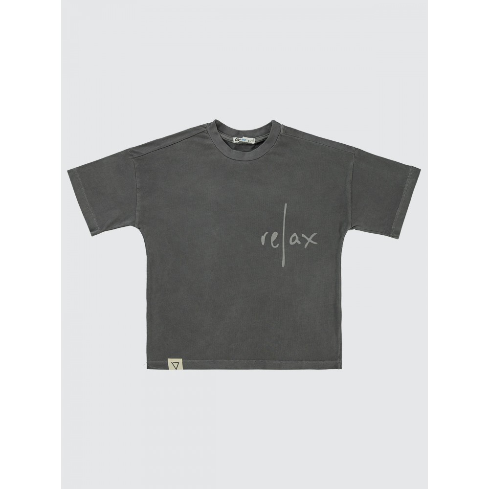 Anthracite Boys-T-Shirt Anthracite Boys-T-Shirt
