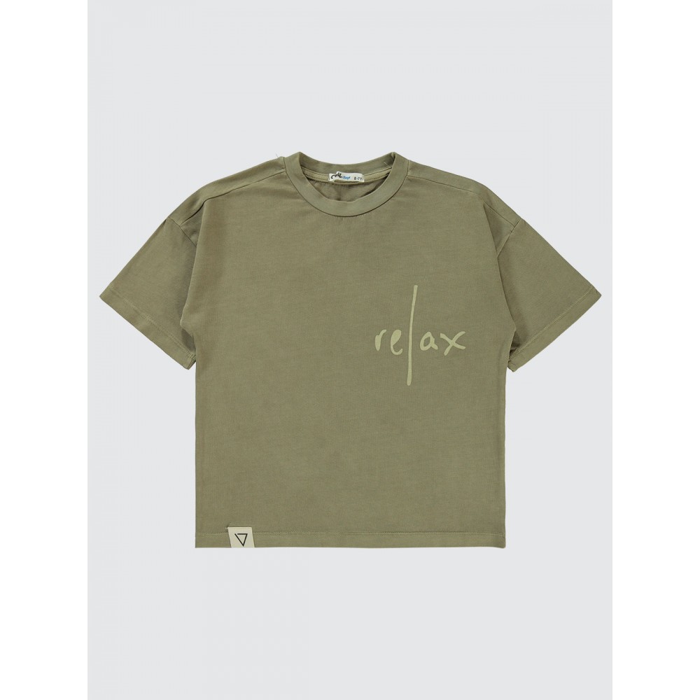 Stone Color Boys-T-Shirt Stone Color Boys-T-Shirt