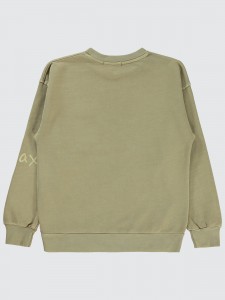 Stone Color Boys-Sweatshirt