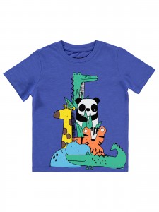 Saxe Blue Boys-T-Shirt