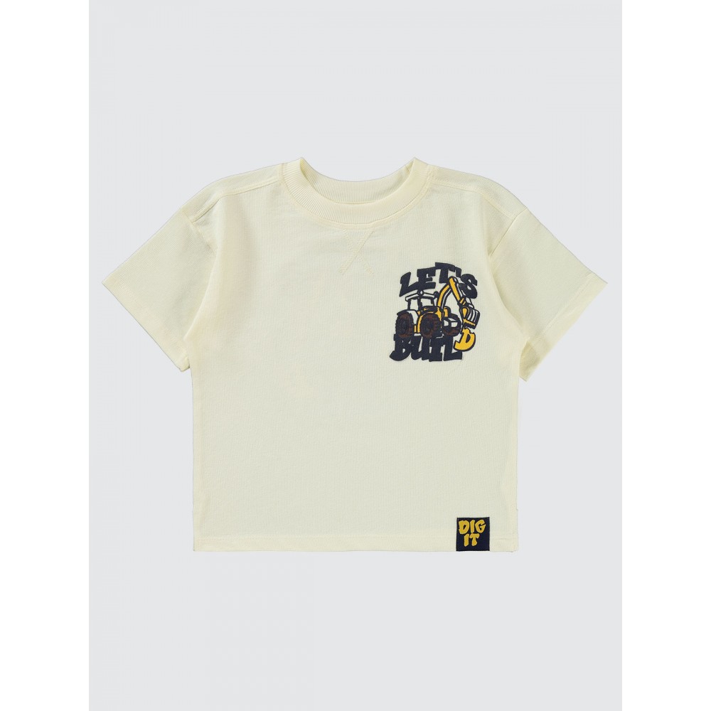 Ecru Boys-T-Shirt Ecru Boys-T-Shirt
