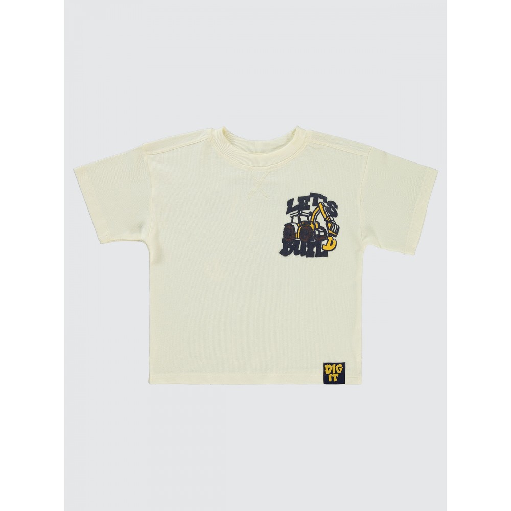 Ecru Boys-T-Shirt Ecru Boys-T-Shirt
