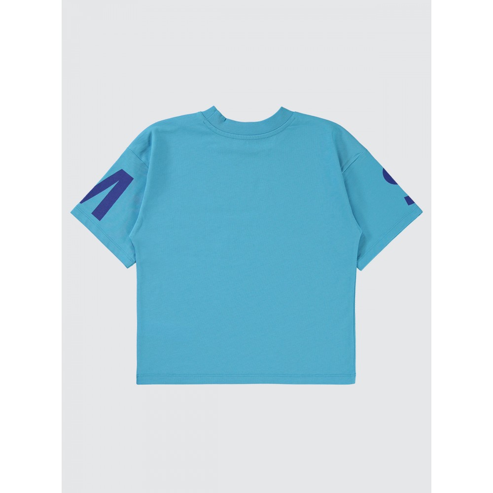 Turquoise Boys-T-Shirt Turquoise Boys-T-Shirt