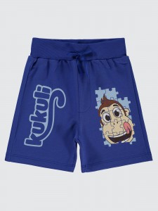 Saxe Blue Boys-Capri Pants