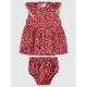 Red Baby-Dress and Overall Red Baby-Dress and Overall