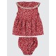 Red Baby-Dress and Overall Red Baby-Dress and Overall