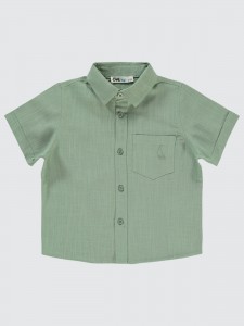 Soft Khaki Boys-Shirt