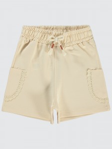 Beige Girls-Shorts