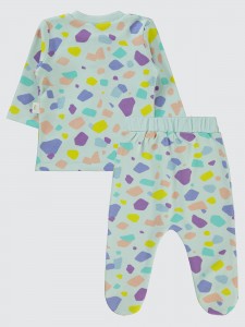 Mint Baby-Pajama Set