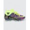 Purple-Yellow Boys-Soccer Shoes