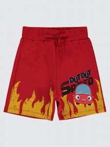 Red Boys-Capri Pants
