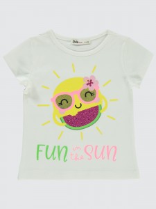 Ecru Girls-T-Shirt