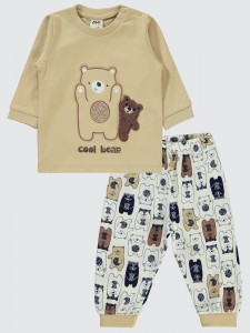 Milk Coffee  Baby-Pajama Set