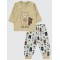 Milk Coffee  Baby-Pajama Set