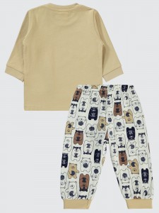 Milk Coffee  Baby-Pajama Set