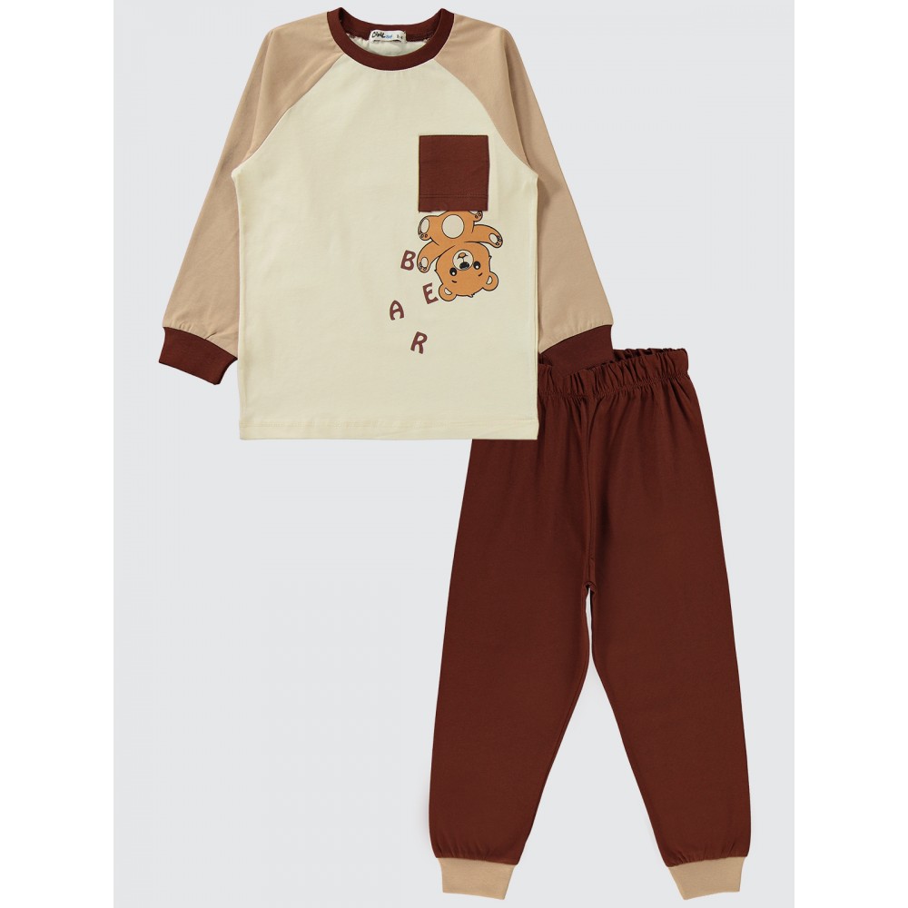 Brown Boys-Pajama Set Brown Boys-Pajama Set