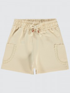 Beige Girls-Shorts