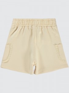 Beige Girls-Shorts