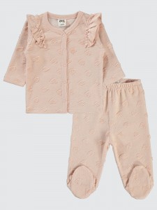 Powder Pink (Do not use) Baby-Pajama Set