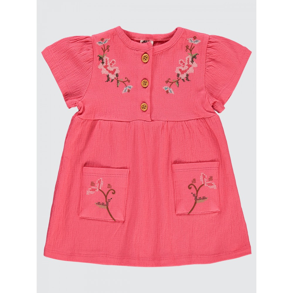 Coral Baby-Dress and Overall Coral Baby-Dress and Overall