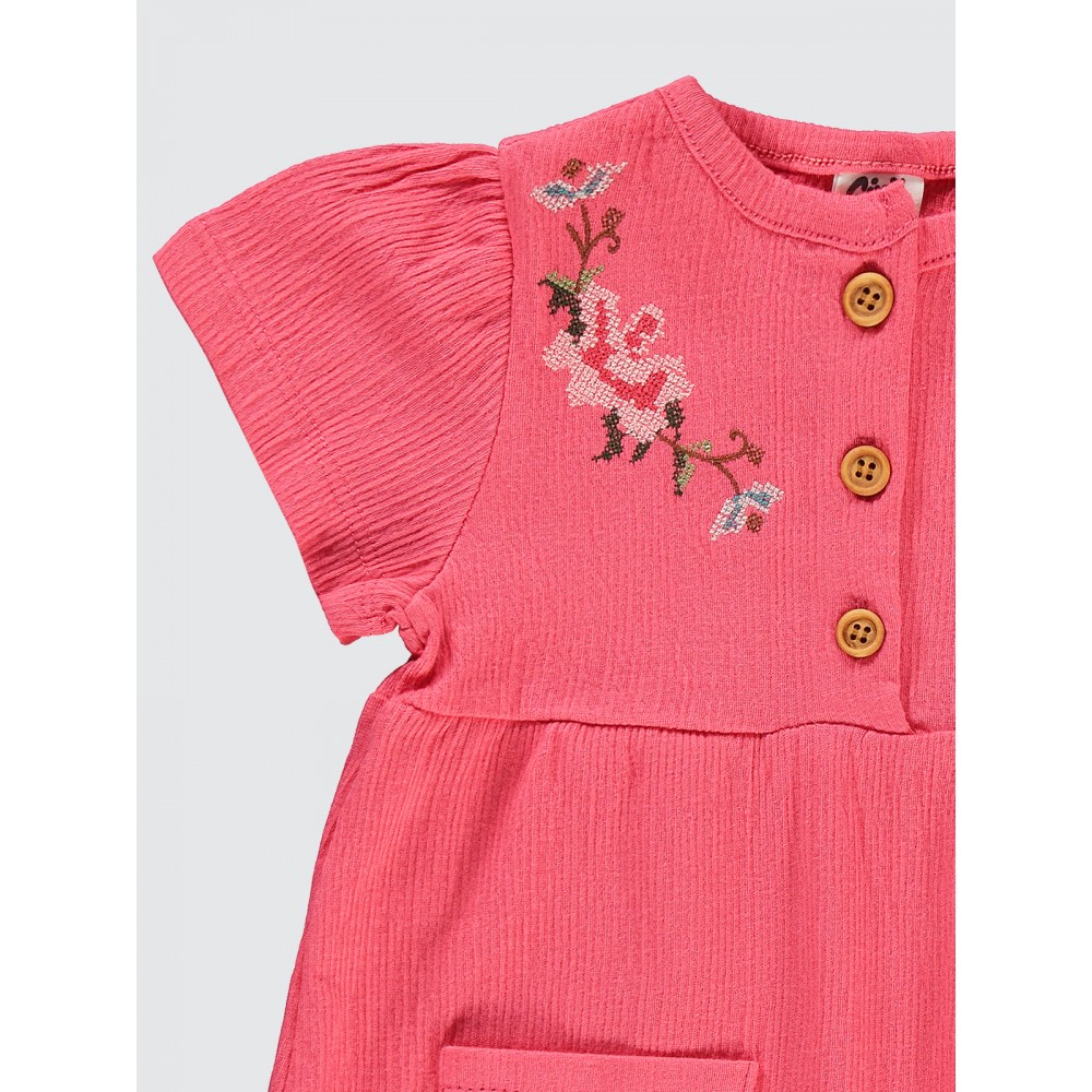 Coral Baby-Dress and Overall Coral Baby-Dress and Overall