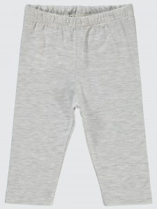 Heather Gray Melange Baby-Leggings
