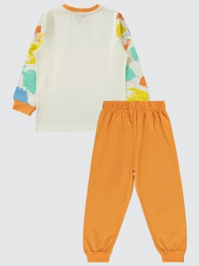 Orange Boys-Pajama Set
