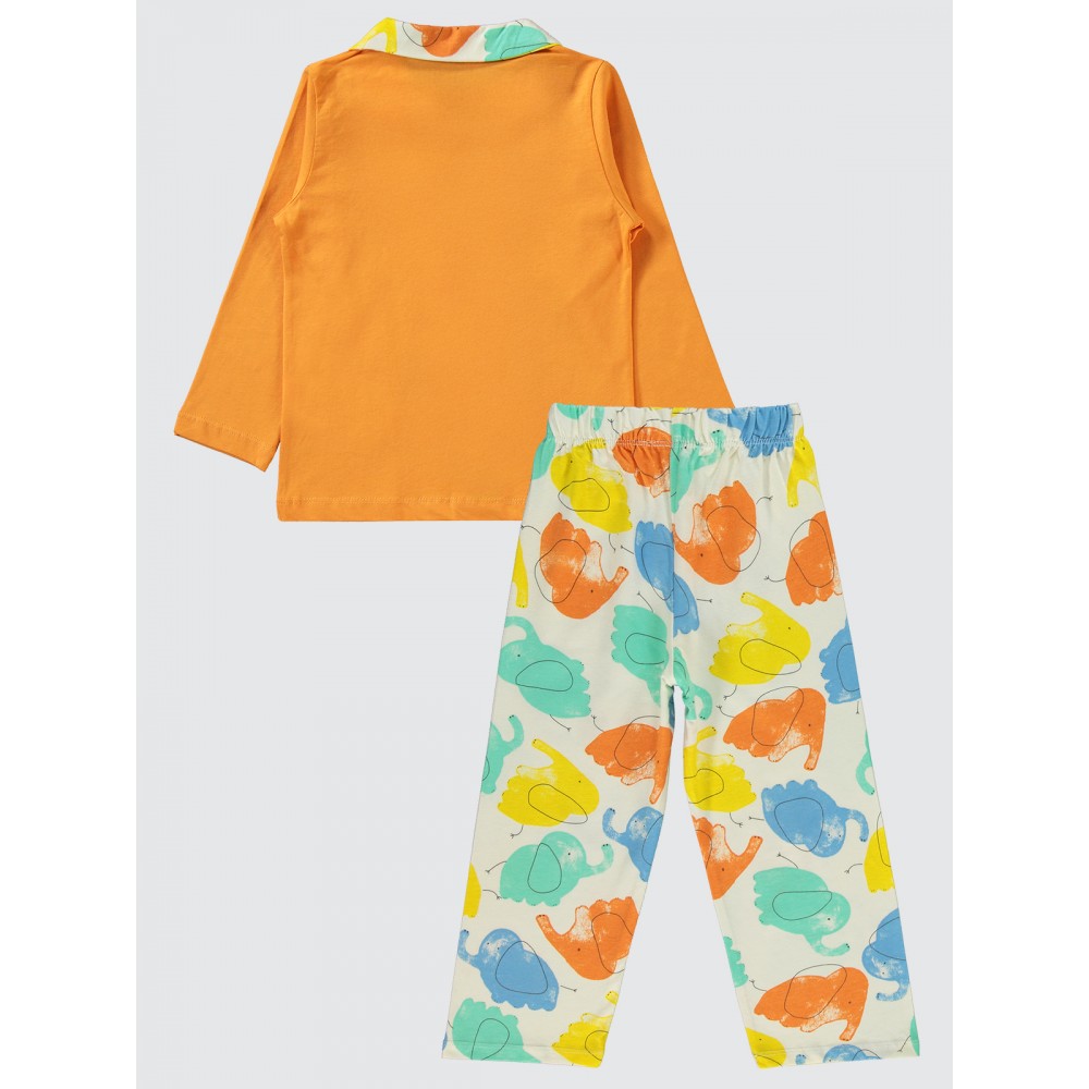 Orange Boys-Pajama Set Orange Boys-Pajama Set