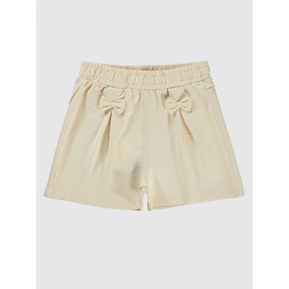 Beige Girls-Shorts Beige Girls-Shorts