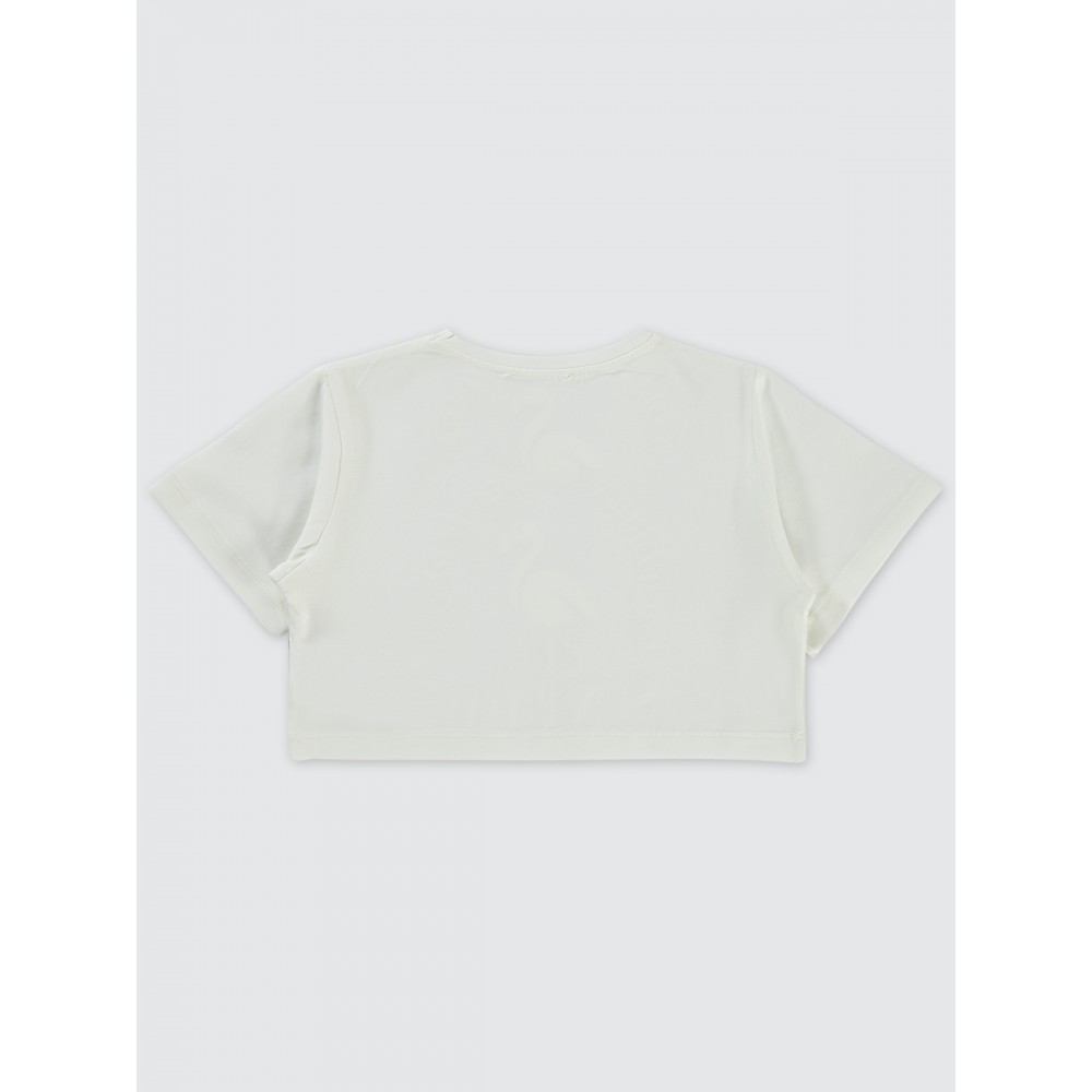 Ecru Girls-T-Shirt Ecru Girls-T-Shirt