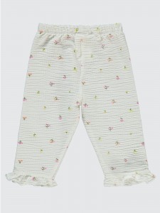 Ecru Baby-Track Pants