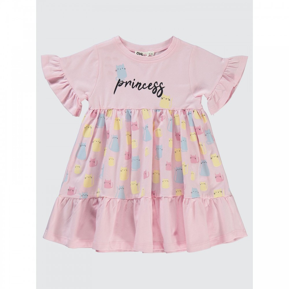 Pink Girls-Dress and Overall Pink Girls-Dress and Overall