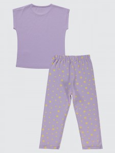Digital Lavender Girls-Pajama Set