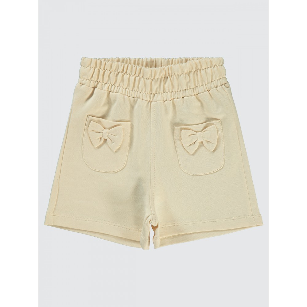 Beige Girls-Shorts Beige Girls-Shorts