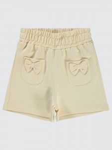 Beige Girls-Shorts