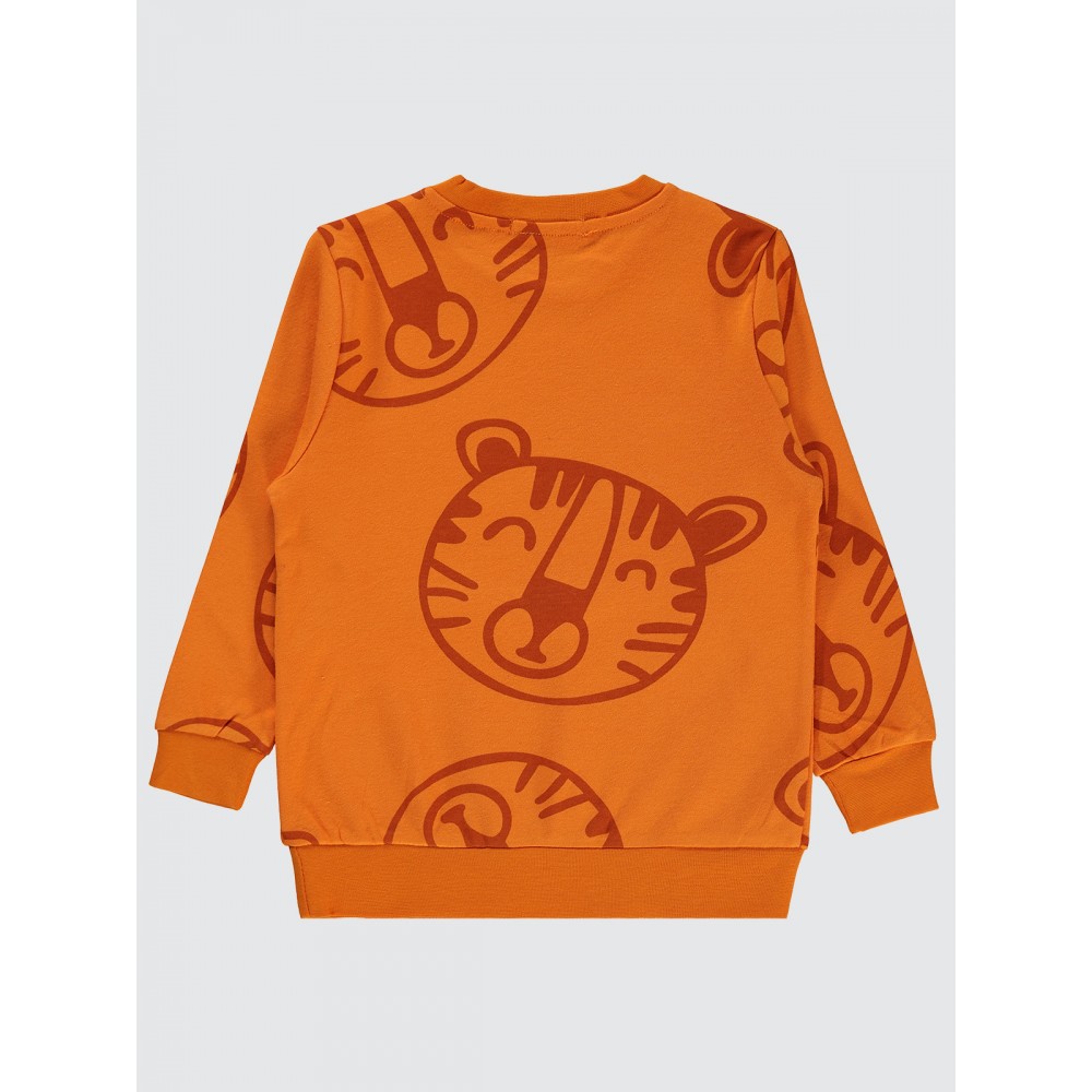 Dark Orange Boys-Sweatshirt Dark Orange Boys-Sweatshirt