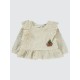 Ecru-Dusty Rose Baby-Set Ecru-Dusty Rose Baby-Set