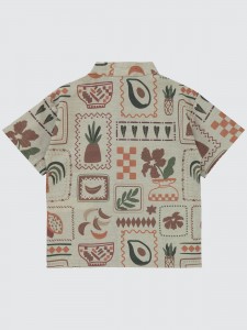Stone Color Boys-Shirt