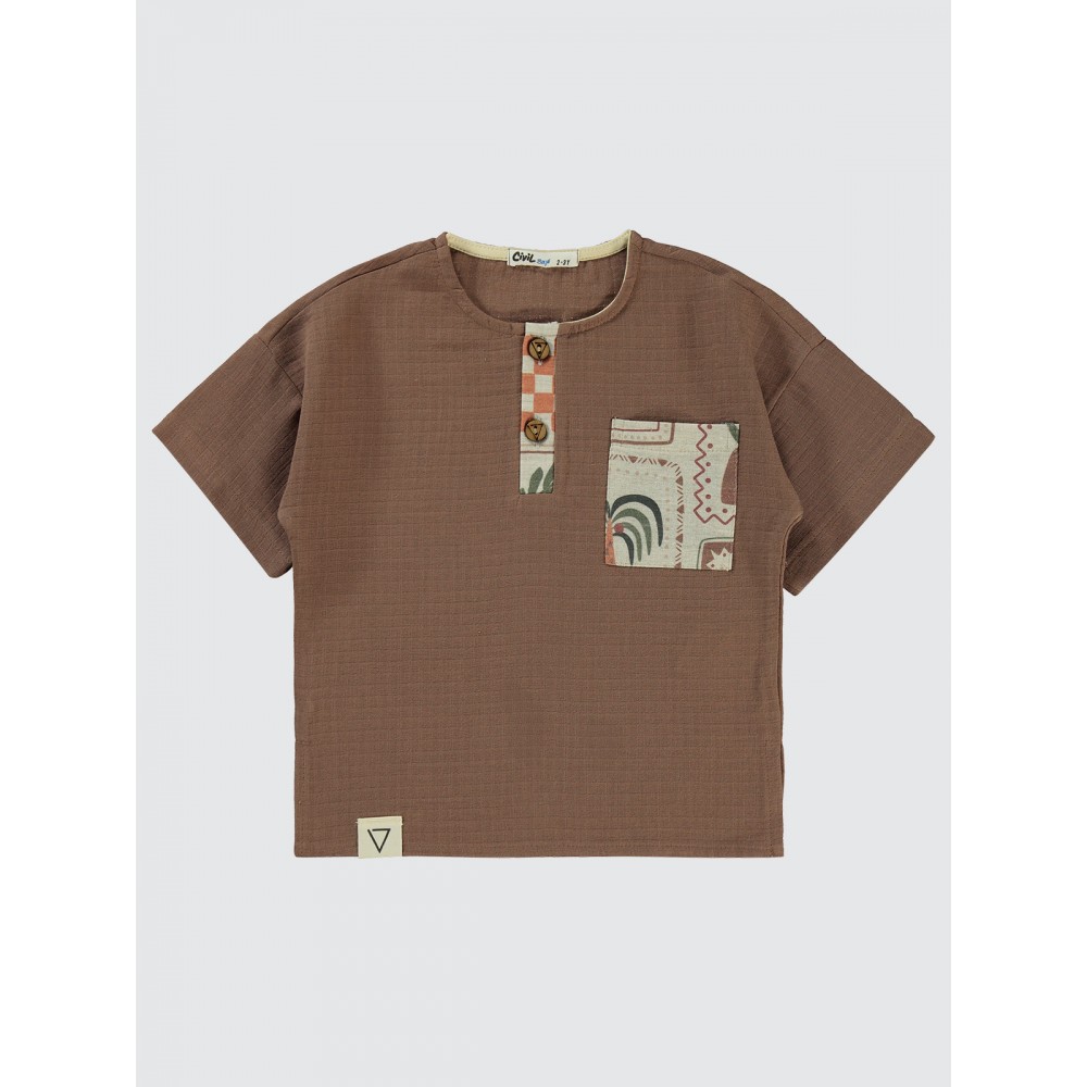 Brown Boys-T-Shirt Brown Boys-T-Shirt