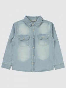 Light Blue Boys-Shirt