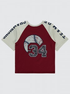 Burgundy Boys-T-Shirt