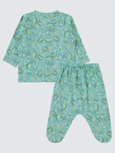 Mint Baby-Pajama Set