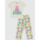 Ecru Girls-Pajama Set Ecru Girls-Pajama Set