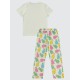 Ecru Girls-Pajama Set Ecru Girls-Pajama Set